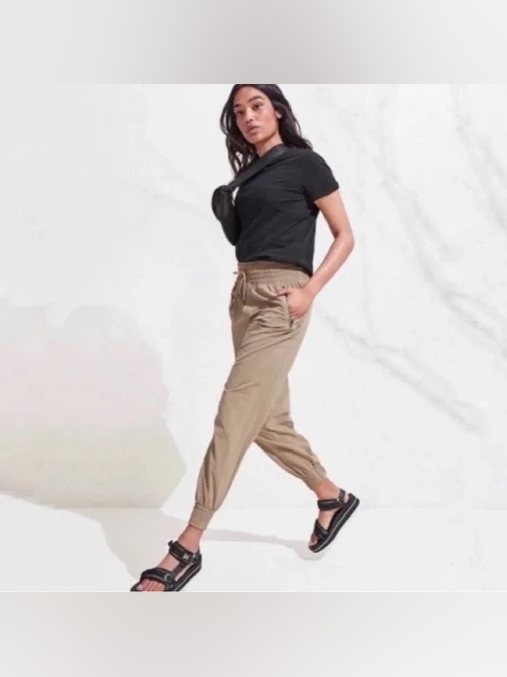 Athleta Camden Jogger Pant Beige Size 4